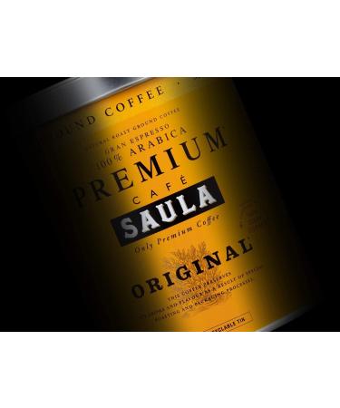 Premium Original Ground coffee - 100% Arabica Spanish Espresso Blend from Award Winning Caf Saula (3X 250g) - Buy Online on GoSupps.com