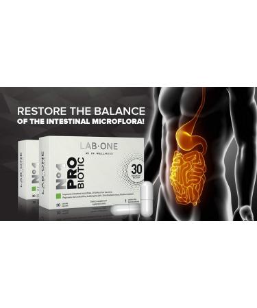 LAB ONE N1 ProBiotic + Prebiotic 30 Capsules - Modern SYNBIOTYK - Buy Online on GoSupps.com