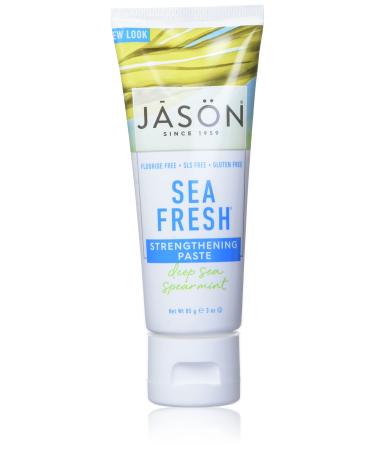 Jason Natural Sea Fresh Antiplaque & Strengthening Paste Deep Sea Spearmint 3 oz (85 g)
