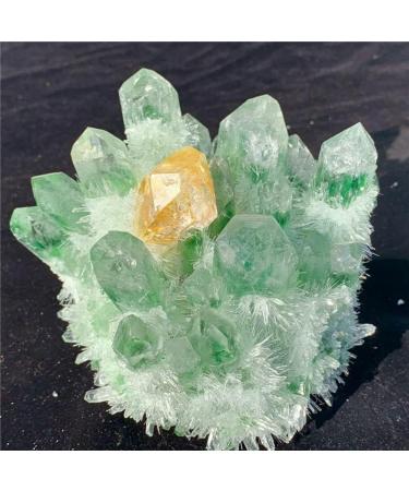 Natural Crystal Rough 780g Natural Green Ghost Quartz Cluster Mineral Crystal Specimen Healing - Buy Online on GoSupps.com