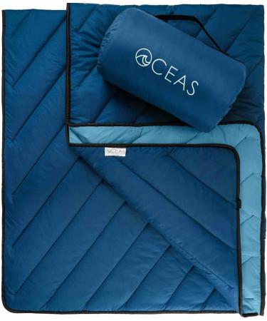Oceas Oceas Outdoor Waterproof Stadium Blanket - Blue