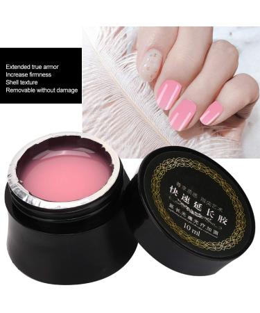 Premium Pink Nail Extension Gel - UV Gel for Quick Painless Manicure & Nail Art | Advanced Synthetic Resin Nail Care - Buy Online on GoSupps.com