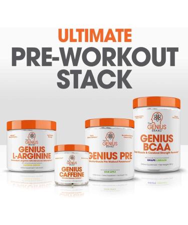 Genius L Arginine Powder - Lemon Flavor - 30 Servings | Boost Energy & Performance - Buy Online on GoSupps.com