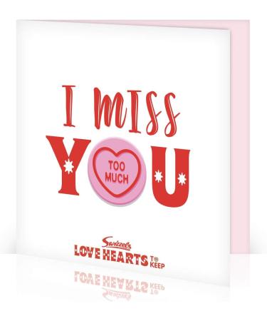 Love Hearts Sweets Personalised Gift Birthday Christmas Valentines Card - Buy Online on GoSupps.com