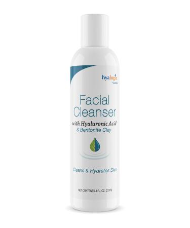 HA Face Wash  Hyaluronic Acid Facial Cleanser   Moisturizing  Paraben-Free Daily Face Scrub with Bentonite Clay   Get Youthful  Glowing Skin Naturally! (8 oz.) by Hyalogic