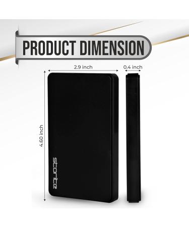 Storite Ultra Slim Portable External Hard Drive - 320GB - Black - Buy Online on GoSupps.com