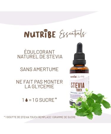 Stevia Touch 50ml - Natural Sugar-Free Sweetener | Maple Flavor Keto Paleo & Vegan Friendly - Buy Online on GoSupps.com