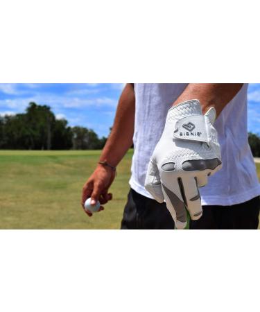 Bionic Gloves - Men's PerformanceGrip Pro Premium Golf Gloves | Durable Cabretta Leather | ML Left - Shop Now! - Buy Online on GoSupps.com