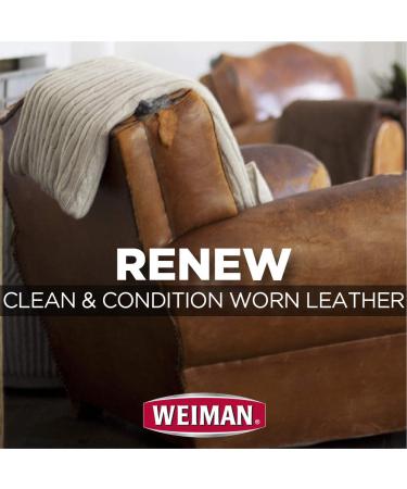 Weiman Leather Cleaner and Conditioner - 16 oz - for Car Interiors, Shoes, Handbags, Jackets & More - Buy Online on GoSupps.com