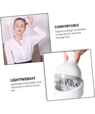 CLISPEED 2pcs Head Massager Tool - Hair Massage Brush Claws | Relief & Relaxation - Abs White - International Shipping Available - Buy Online on GoSupps.com