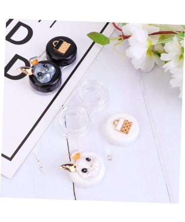 Solustre 3ST Portable Colored Contact Lenses Case - Lip Gloss Accessories & Glasses Frame Container - Buy Online on GoSupps.com