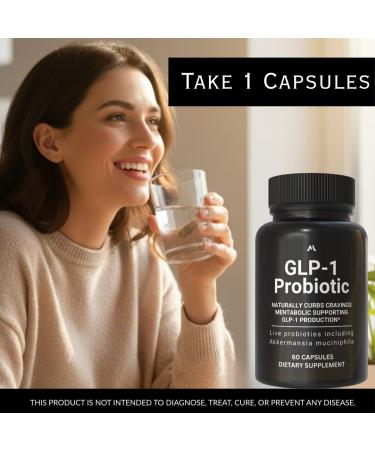 Mysurty GLP-1 Probiotic | Glp-1 Probiotic Capsules | Prebiotic Supplement | Capsules for Men & Women - 60 Capsules (Pack 2) - Buy Online on GoSupps.com