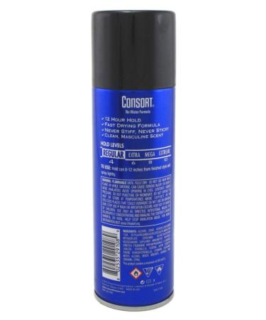 Consort For Men Hair Spray Regular Hold 8.3 oz ( Pack of 2) - Buy Online on GoSupps.com