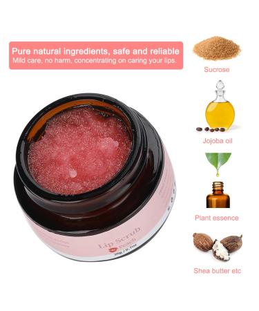 Organic Lip Scrub & Exfoliator - Moisturizing Scrubs for Dry Lips | Dead Skin Removal & Care - Buy Online on GoSupps.com
