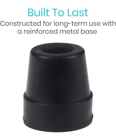 Quad Cane Replacement Tips 4 - Durable Walking Aid Accessories - Buy Online on GoSupps.com