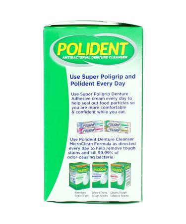 Polident Overnight 40ct - Strong Comfortable Denture Care for All Night Wear | Fast International Shipping - Buy Online on GoSupps.com