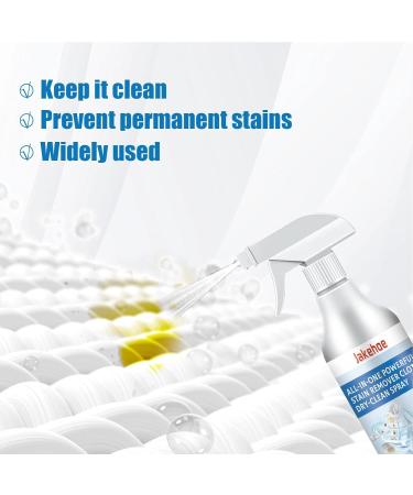 Fovolat Vanish Stain Remover | No-Wash All in 1 Powerful Stain Remover Clothes Dry Spray | 120ml Clothes Dry Cleaning Spray to Clean Stubborn Dirt Stains Yellow Mold Spots Sweat Stains - Buy Online on GoSupps.com