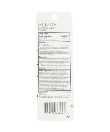 Almay Clear Complexion Concealer Light/Medium 200 - 0.18 oz - Buy Online on GoSupps.com