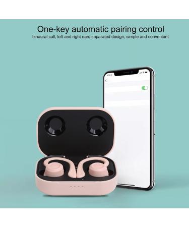 Ear Hooks Earphone Earbuds Compact Sound Assistant Wearing Without Pressure for Outdooor for Daily Use for Office(Cloud Powder) - Buy Online on GoSupps.com