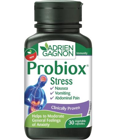 Adrien Gagnon - Probiox Anti Stress - Promotes Healthy Mood Balance Helps to Reduce Gastrointestinal Discomfort Related to Stress - (30 veg caps) - Buy Online on GoSupps.com