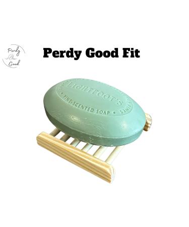 Lightfoot's Pine Soap for Men | All-Natural Pine Scented Body & Hand Soap Set (3 Bars) with Soap Holder | Perfect Athletic Soap - Buy Online on GoSupps.com