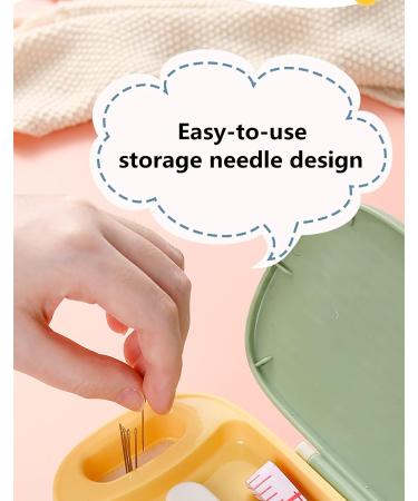FKOG Green Sewing Project Kit 135 Pcs - Family Sewing & Repair Supplies - DIY Sewing Thread Accessories - Traveler Sewing Kit - Green - Buy Online on GoSupps.com