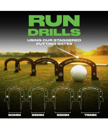 Pro Path Golf Putting Mirror - Portable Swing Trainer Aid for Indoor & Outdoor Golfing - Alignment Mirrors & Gates for Pro Training - Buy Online on GoSupps.com