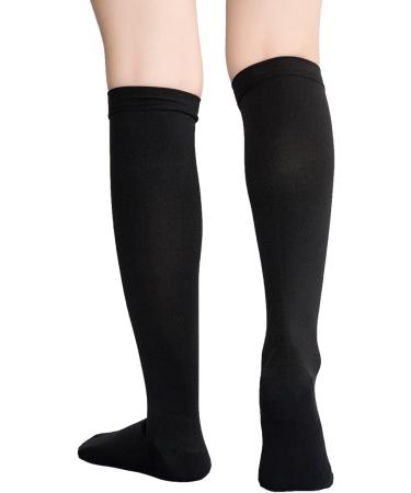 TOFLY Medical Compression Stockings 20-30 mmHg Knee High Socks | Closed-toe Black (Size S) - Buy Online on GoSupps.com