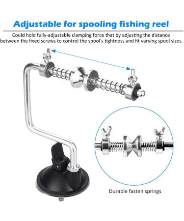 Favengo Cord Powder Fishing Cord Spooling Device - Aluminum Coil with Suction Cup | Premium Fishing Accessories - Buy Online on GoSupps.com