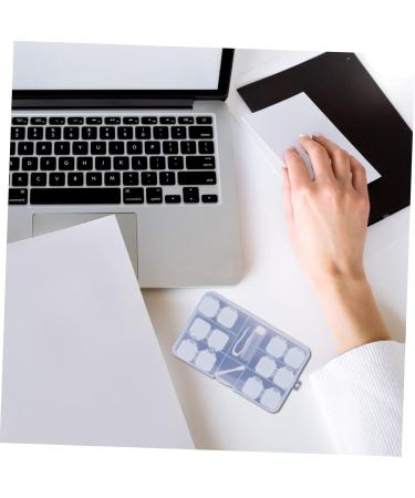 Buy HOMSFOU Travel Contact Lens Case & Eye Makeup Remover - Blue 2 Sets Compact & Portable | International Shipping - Buy Online on GoSupps.com