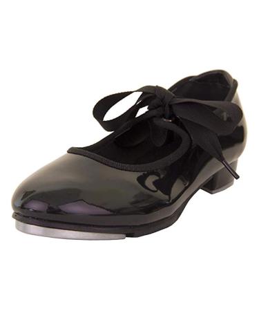Danshuz Youth Value Comfort Tap Shoes (Black) 11 Little Kid Black