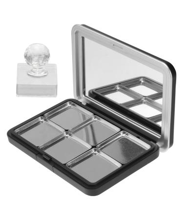 FOYTOKI 1 Set Eye Shadow Box DIY Blusher Container Fillable Eyeshadow Container Refillable Blusher Container Travel Eyeshadow Container Refillable Lipstick Container Makeup Supplies