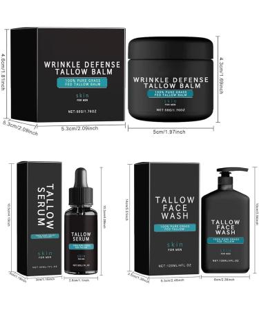 Forge Wrinkle Defense Tallow Balm Wrinkle Defense Tallow Balm Forge Skin Care for Men Natural Tallow Face Moisturizer Anti-Wrinkle Night Serum Anti Aging (Face Wash) - Buy Online on GoSupps.com