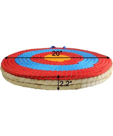 Ogrmar 3-Layer 20 Traditional Solid Straw Archery Target - Hand-Made Outdoor Shooting Practice - Buy Online on GoSupps.com