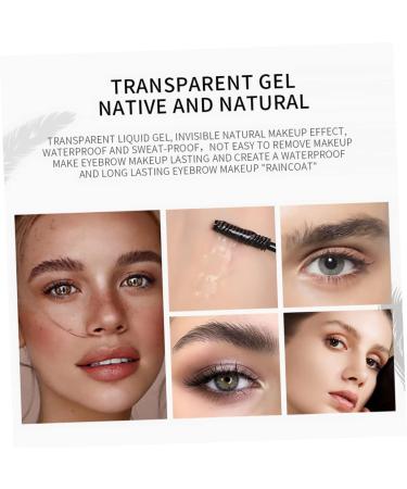 FOMIYES 6 Pcs Eyebrow Shaping Liquid Mascara Clear Eyelash Kit Brows Gel Wax Eyebrow Gel Lasting Supplies 3d 1 count (Pack of 1) Transparent Colorx3pcs - Buy Online on GoSupps.com