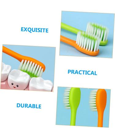 Frcolor 4-Piece Carrot Shaped Children's Toothbrush Set - Soft Contoured Bristles for Toddlers | Cute & Effective Oral Care - Buy Online on GoSupps.com