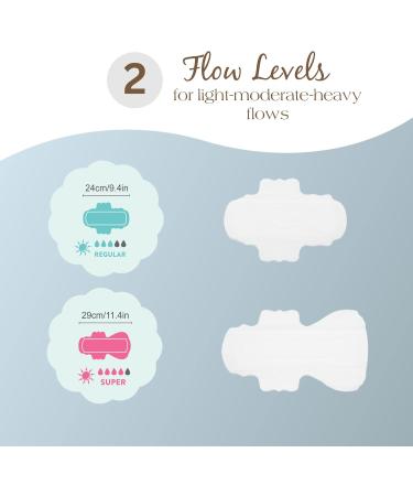 Maeves Ultra Thin Sanitary Pads for Women - Silky Soft & Highly Absorbent with Wings - 22 Count (Regular + Super), 2 Absorption Levels - Ideal for Moderate to Heavy Flows - Buy Online on GoSupps.com