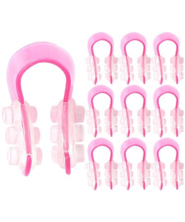 PACKOVE Lot de 10 Pinces Nez U R glables pour Relever et Affiner le Nez Correcteur Nasal Doux sans Accessoire Beaut pour Usage Quotidien Domicile Bureau