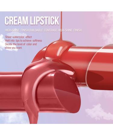 Juicy Lip Oil Slick Click Press Lipstick - Korean Shining Lip Gloss Moisturizing Vegan Lip Balm Plump & Pigmented Non-Sticky - 04 #04 - Buy Online on GoSupps.com