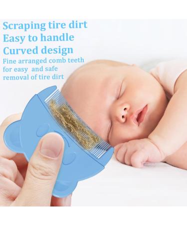 Baby Bathing Brush | Soft Silicone Shower & Massage Brush for Newborns | Baby Hair & Milk Crust Remover - Buy Online on GoSupps.com