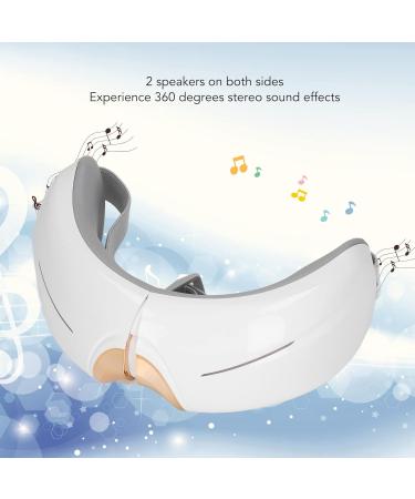 Eye Massage Device | Heated Vibration Eye Massager | USB Rechargeable Eye Care with Music Function | Reduces Dark Circles - Buy Online on GoSupps.com
