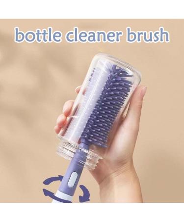 Bottle and Teat Cleaning Brush - Multi-Purpose Cleaner for Water Bottles, Thermoses, Glasses, Cups, Wine Glass, and Food Jars - Buy Online on GoSupps.com