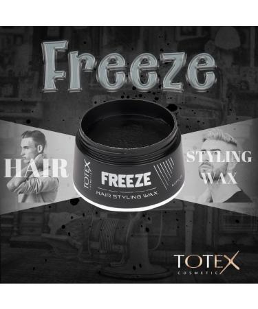 Totex Freeze Hair Styling Wax | Strong Hold Gel Wax for All Hair Types | 150 ml - International Shipping Available - Buy Online on GoSupps.com