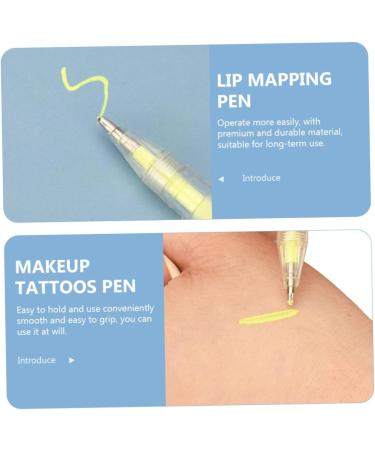 STAHAD Stylo de Maquillage pour Sourcils 1pc 1mm Pointe Fine Jaune Multifonctionnel Positionnement Tatouage Sourcils Portable Usage Professionnel et D butants - Buy Online on GoSupps.com