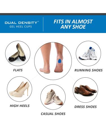 Buy Tuli's Polar Bears Dual Density Heel Cups - Extra Large for Heel Spurs Relief | International Shipping Available - Buy Online on GoSupps.com