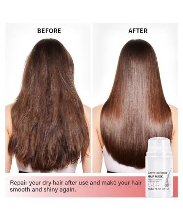 Leave-In Repair Hair Mask for Dry & Damaged Hair - Ultimate Treatment for Straight Curly Wavy Thick & Thin Hair | International Shipping Available - Buy Online on GoSupps.com