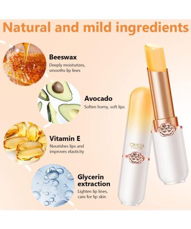 BINGBRUSH 2-Piece Orange Color-Changing Lipstick Set | Long-Lasting PH Mood Lip Stain & Glossy Lip Balm | Moisturizing Makeup for Women - Buy Online on GoSupps.com