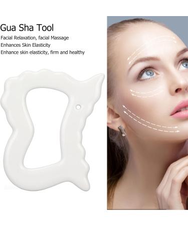 Body Massage Tool Ceramic Wrinkle Removal Tool Relaxation Gua Sha Tool for Chin Neck Massage - Buy Online on GoSupps.com