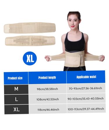 Back Braces for Lower Back Pain Relief Breathable Back Support Belt Adjustable Lumbar Support Belt Reinforced Bones Back Pain Belt XL - Buy Online on GoSupps.com
