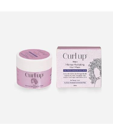 Intense Hydrating Hair Mask for Curly Hair Sulphate Paraben & Silicone Free | 200g - Deep Conditioner for Healthy Curls - Buy Online on GoSupps.com